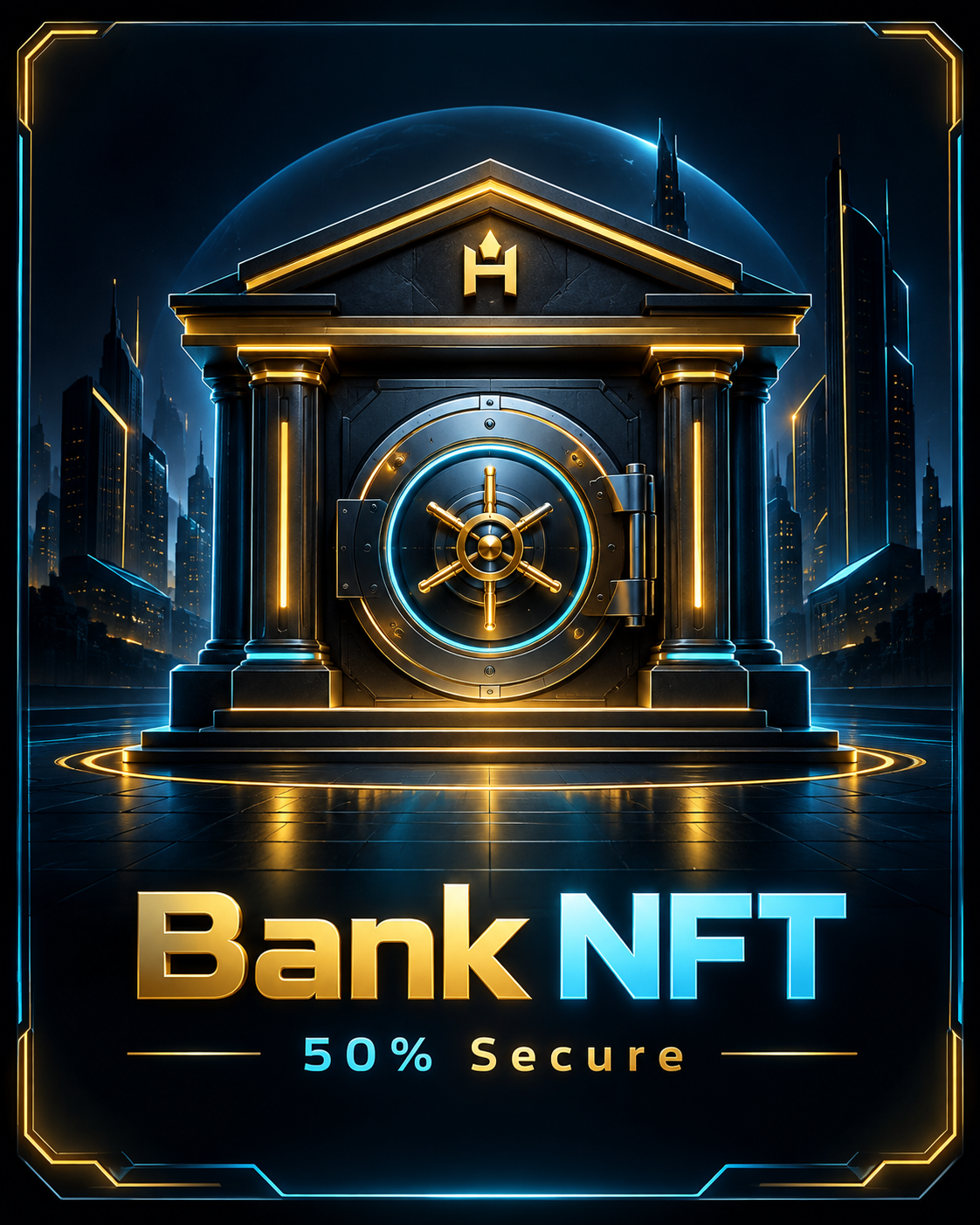 Bank NFT 50 Percent Secure